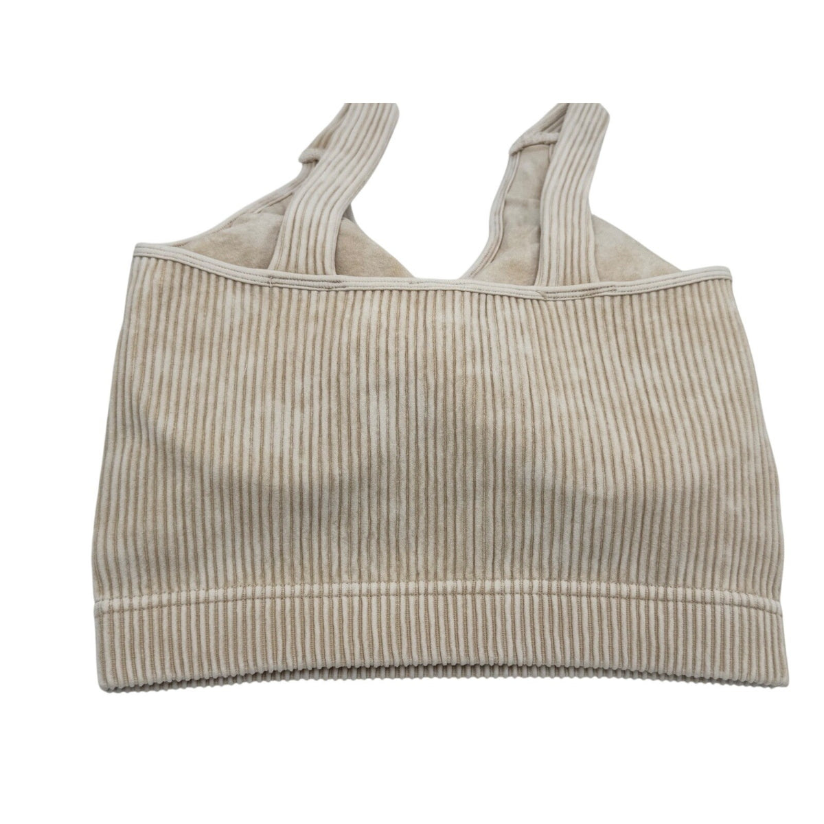 Size S/M Zenana Padded Brami Beige