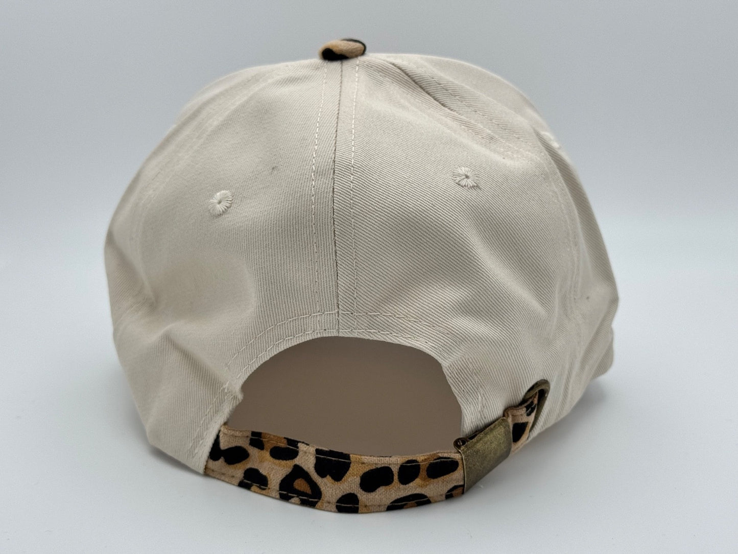 One Size - Zenana Hat USA Flag Beige/Leopard