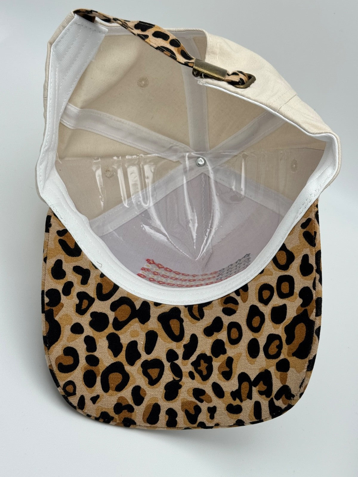 One Size - Zenana Hat USA Flag Beige/Leopard