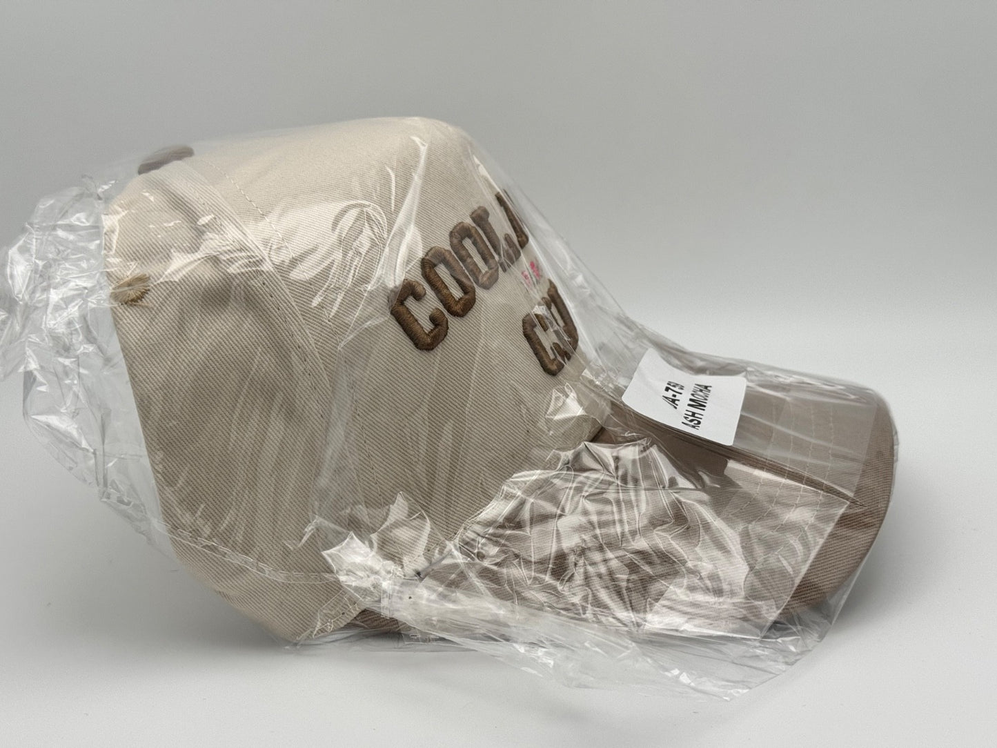 One Size - Zenana Cool Mom's Club Hat Beige/Mocha