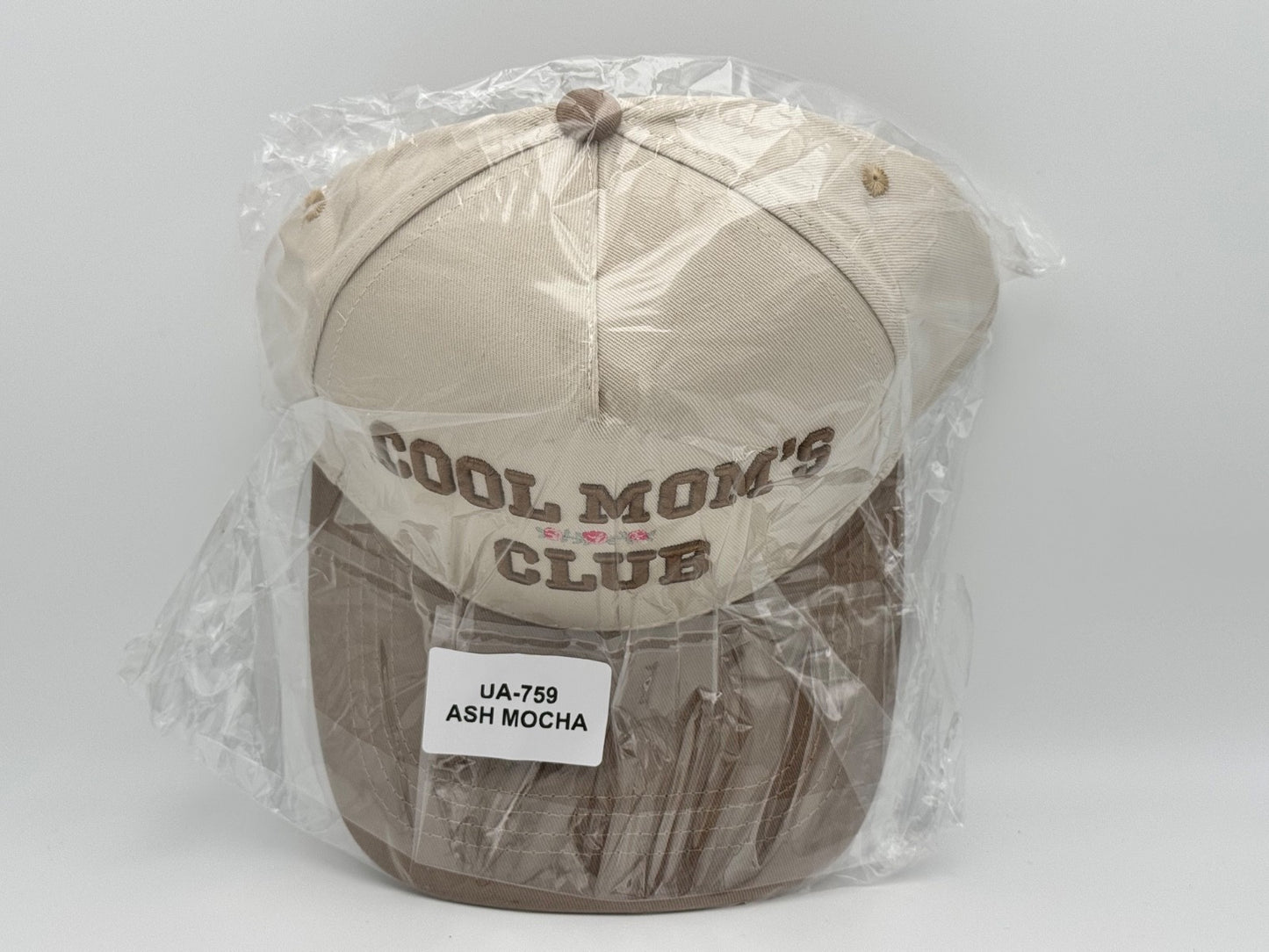One Size - Zenana Cool Mom's Club Hat Beige/Mocha