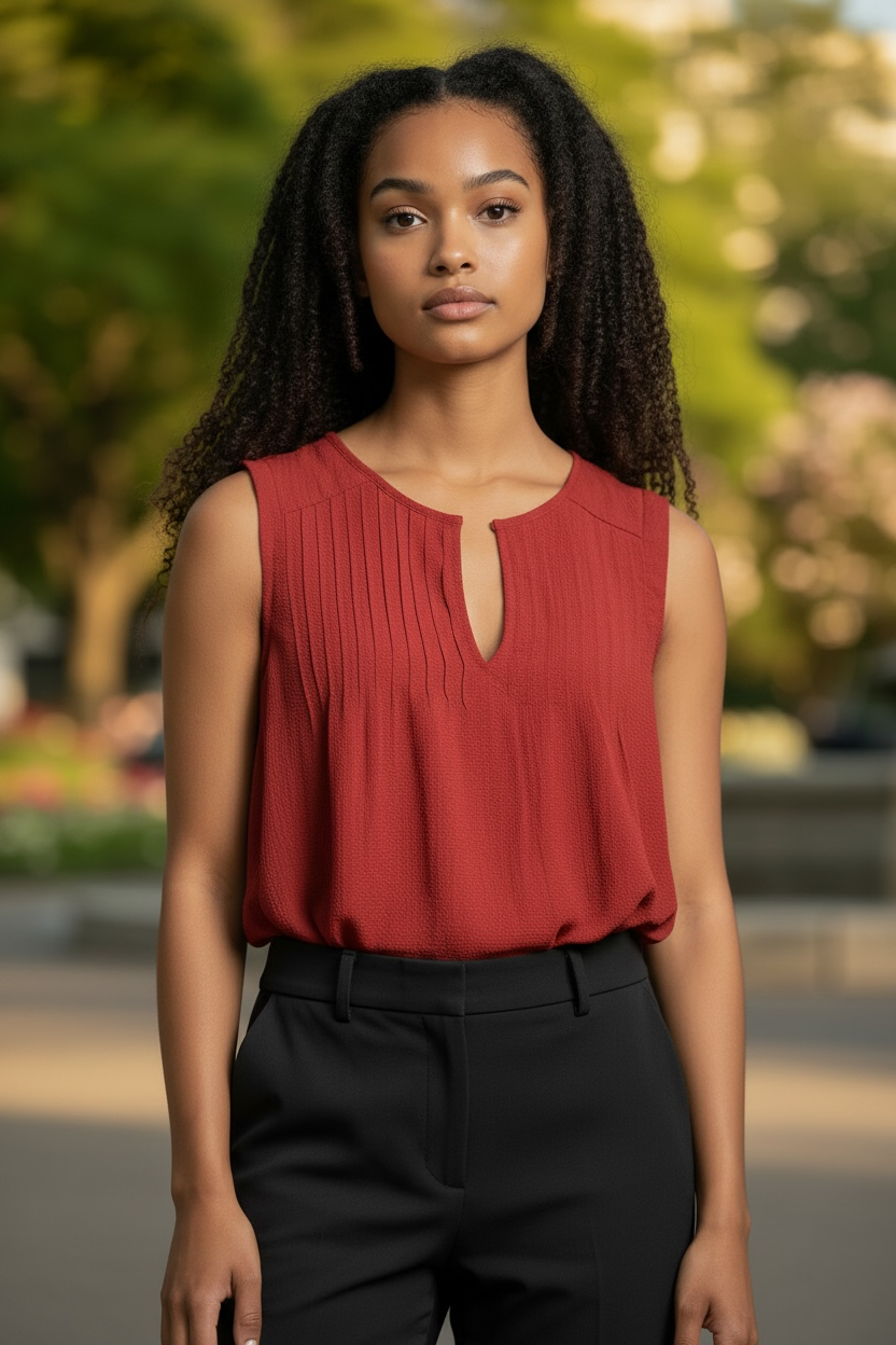 Size XXL - Vince Camuto Sleeveless Coral Top MSRP $69