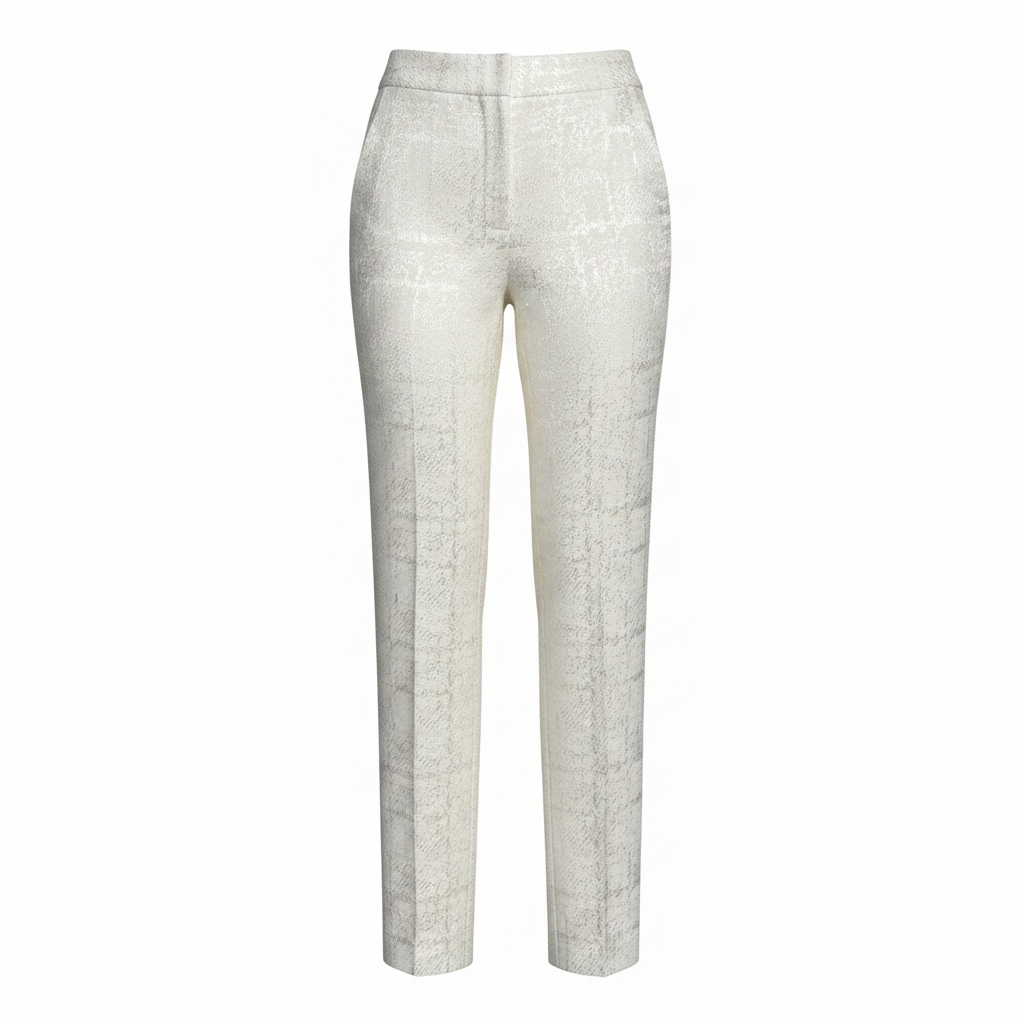 Size 8 - Donna Karan Women's Wide Leg Pants Off White MSRP $129