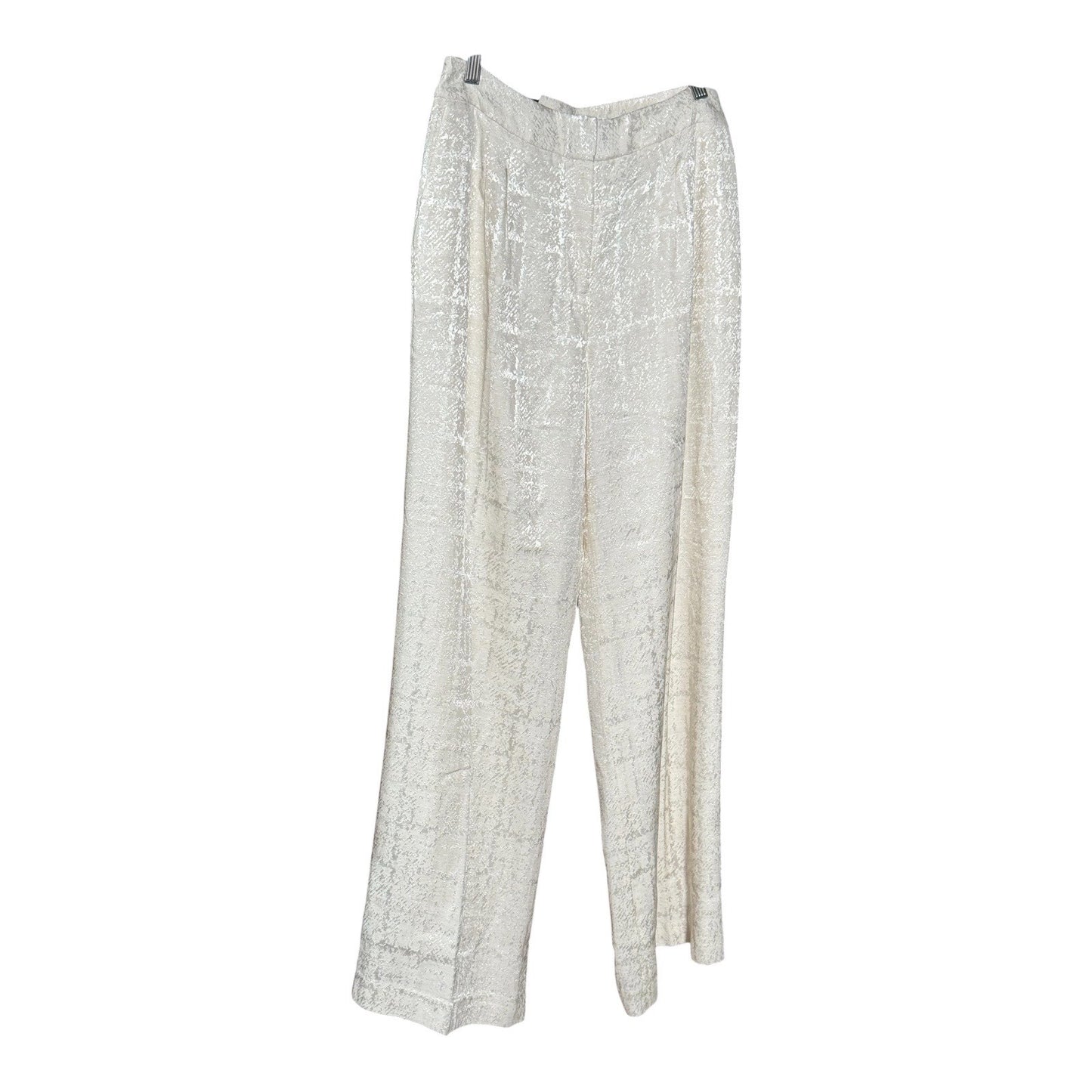 Size 8 - Donna Karan Women's Wide Leg Pants Off White MSRP $129