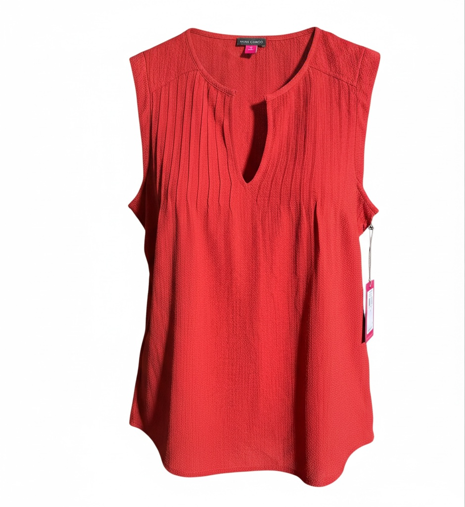 Size M - Vince Camuto Sleeveless Coral Top MSRP $69