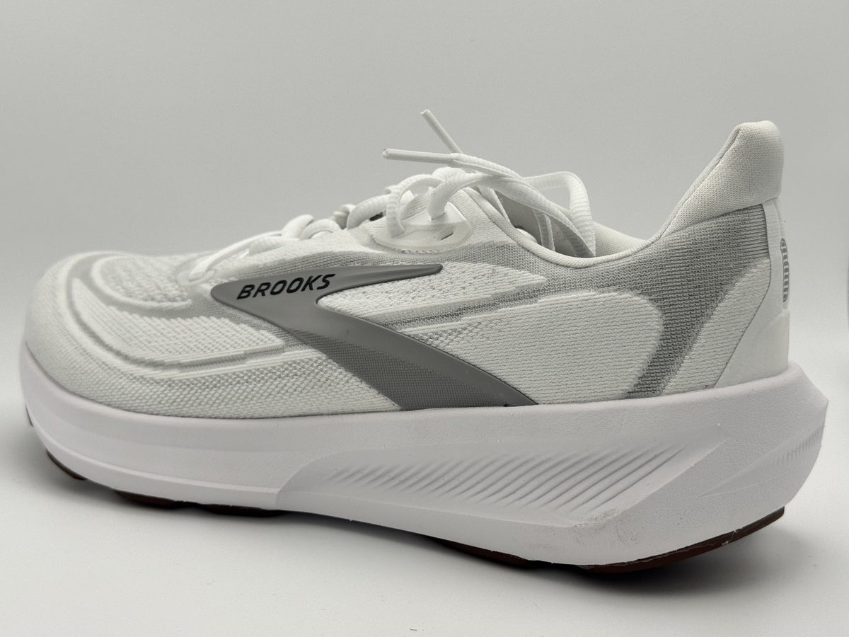 Size - 10.5W Brooks Revel 9 Run & Walk Women's Sneakers White/Grey/Black