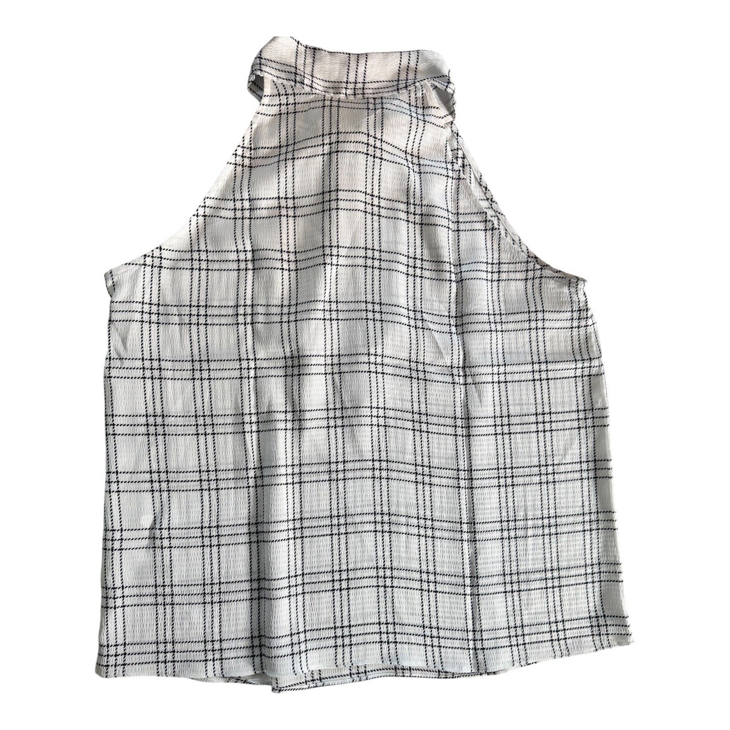 Size L - Calvin Klein Women's Top White & Black MSRP $69