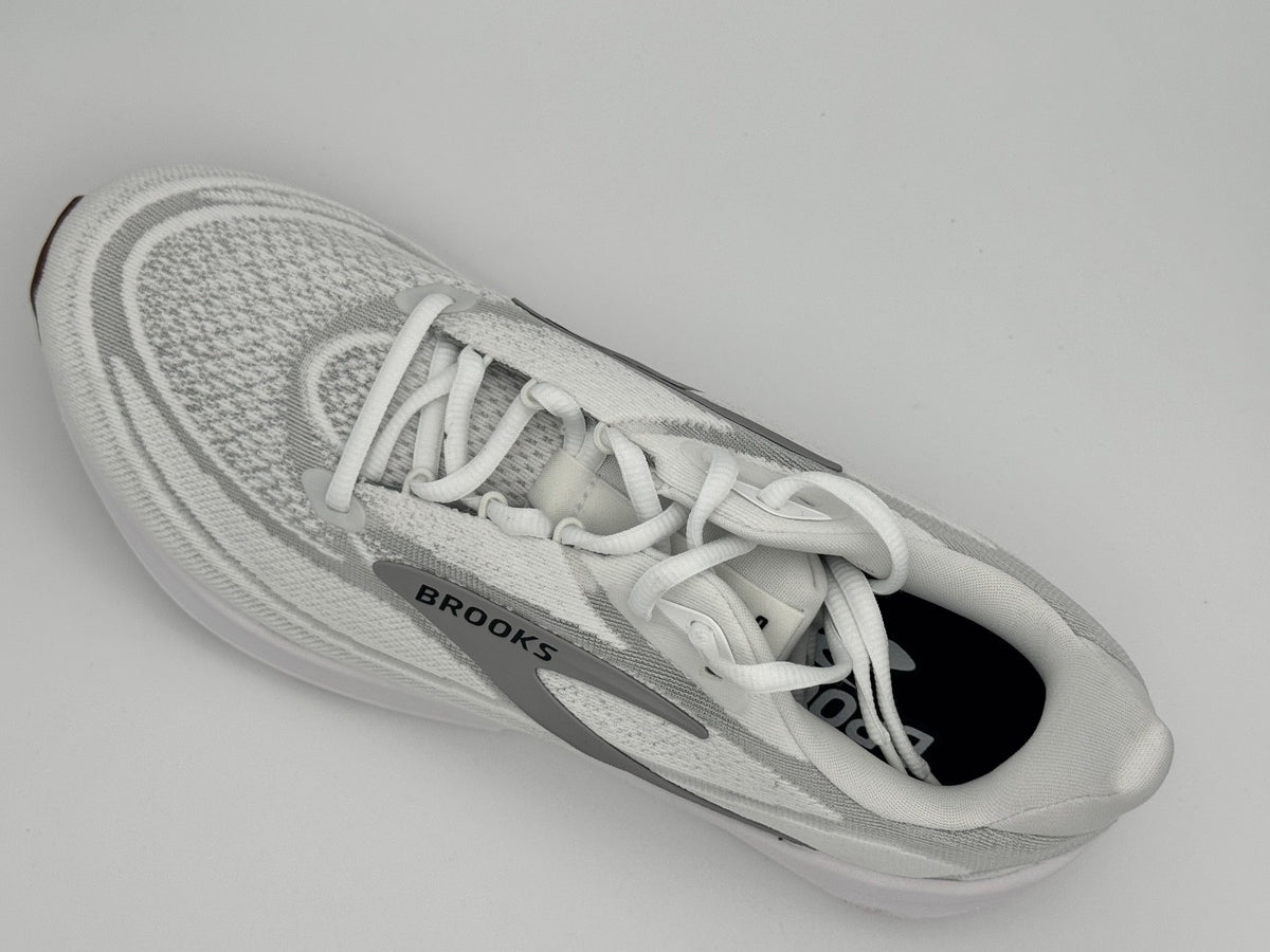 Size - 10.5W Brooks Revel 9 Run & Walk Women's Sneakers White/Grey/Black
