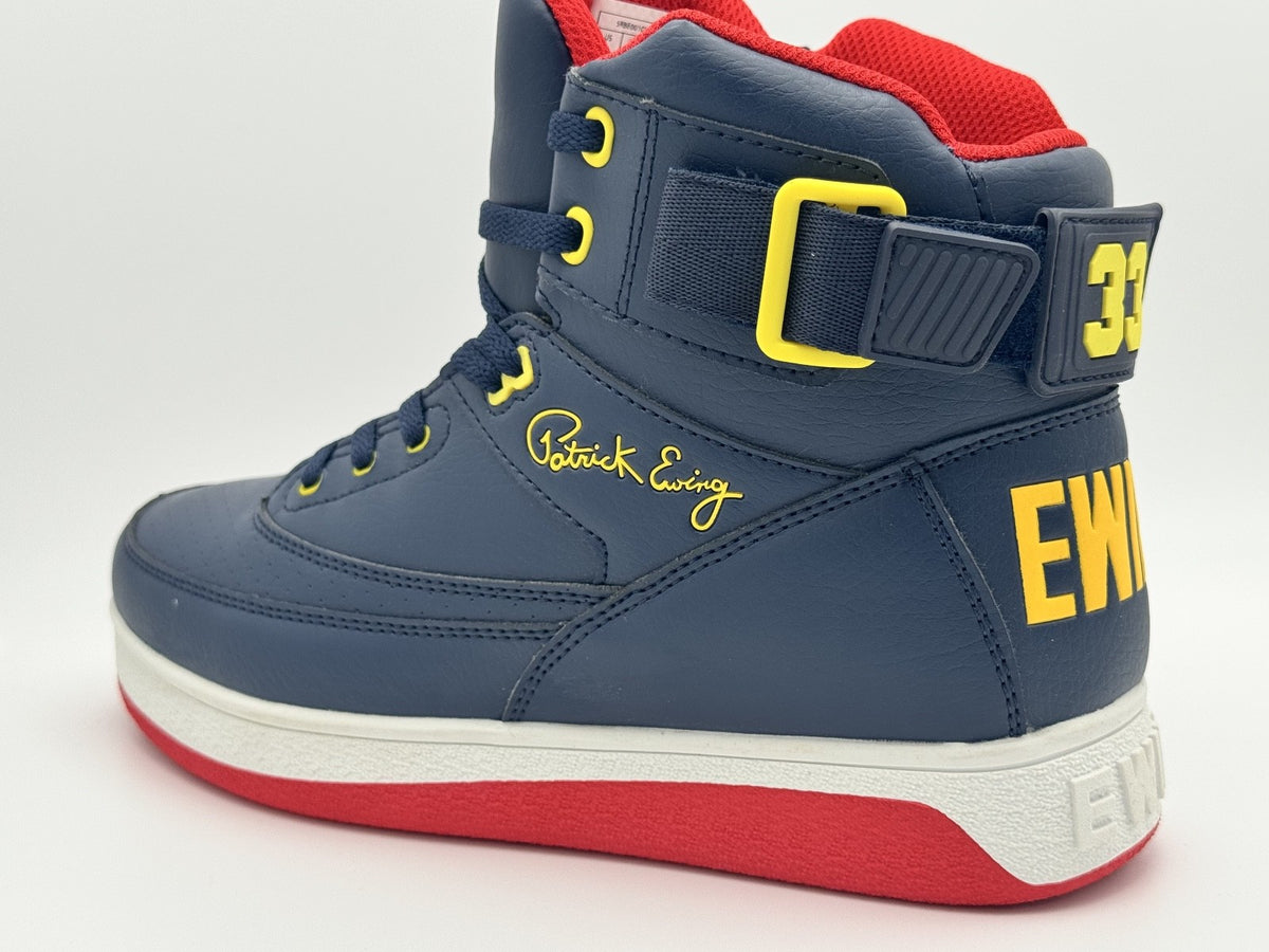 Size 9W- Patrick Ewing 33 Orion Strap Women's Basket Ball Sneakers Navy