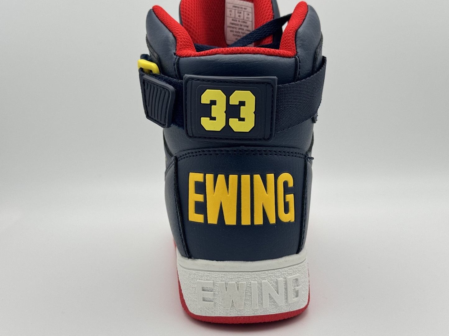 Size 9W- Patrick Ewing 33 Orion Strap Women's Basket Ball Sneakers Navy