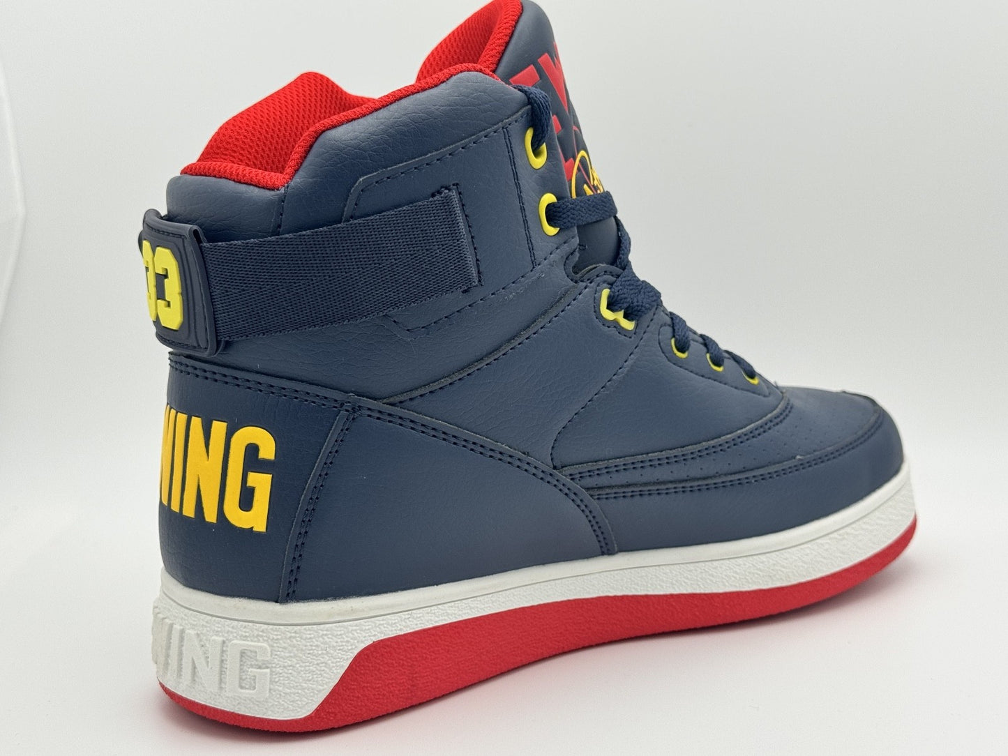 Size 9W- Patrick Ewing 33 Orion Strap Women's Basket Ball Sneakers Navy