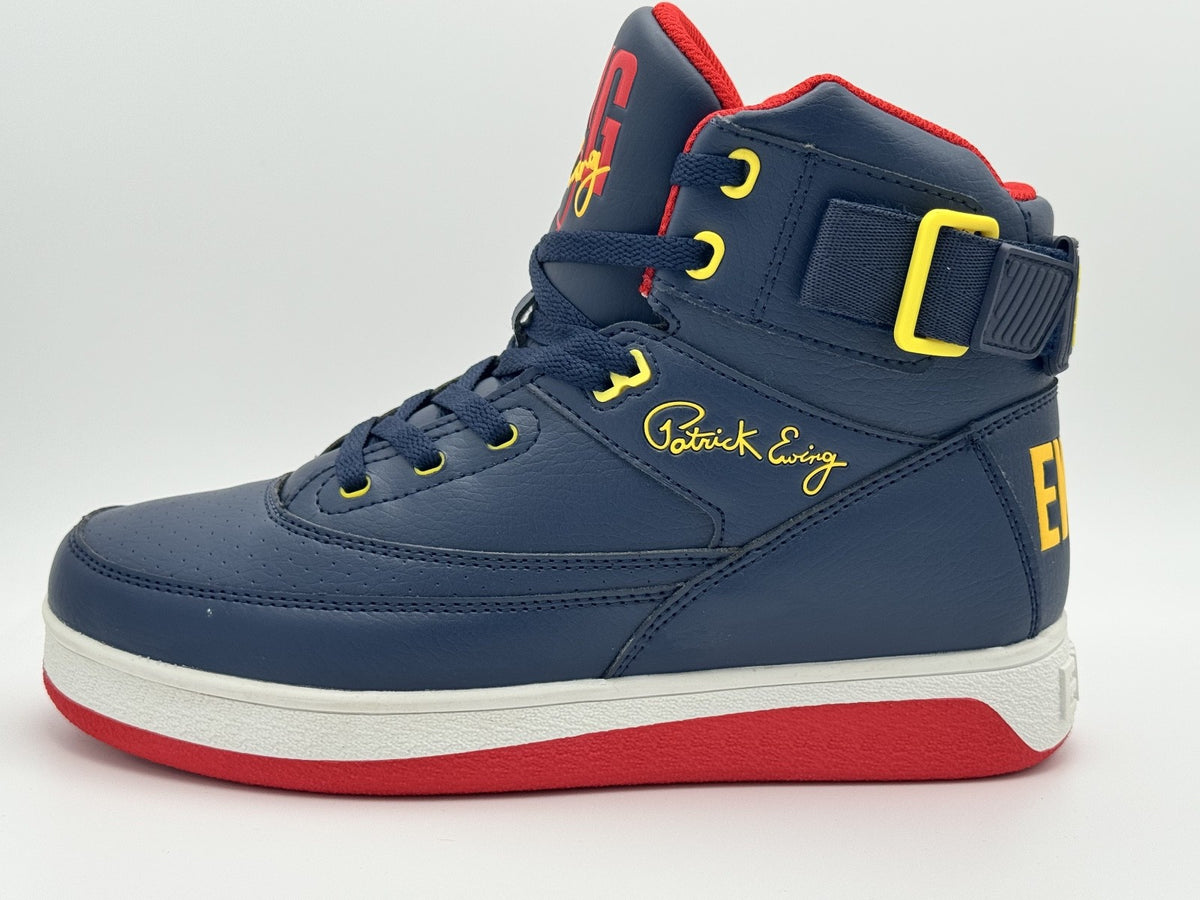 Size 9W- Patrick Ewing 33 Orion Strap Women's Basket Ball Sneakers Navy