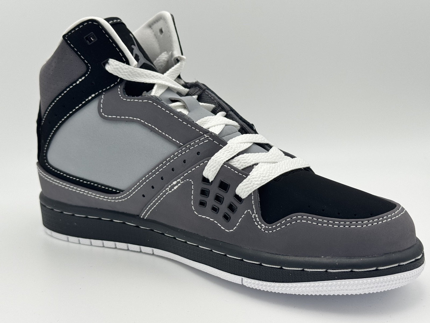 Air Jordan 1 Flight Men's Sneakers – LT Graphite/Black-Stealth (Size 7)
