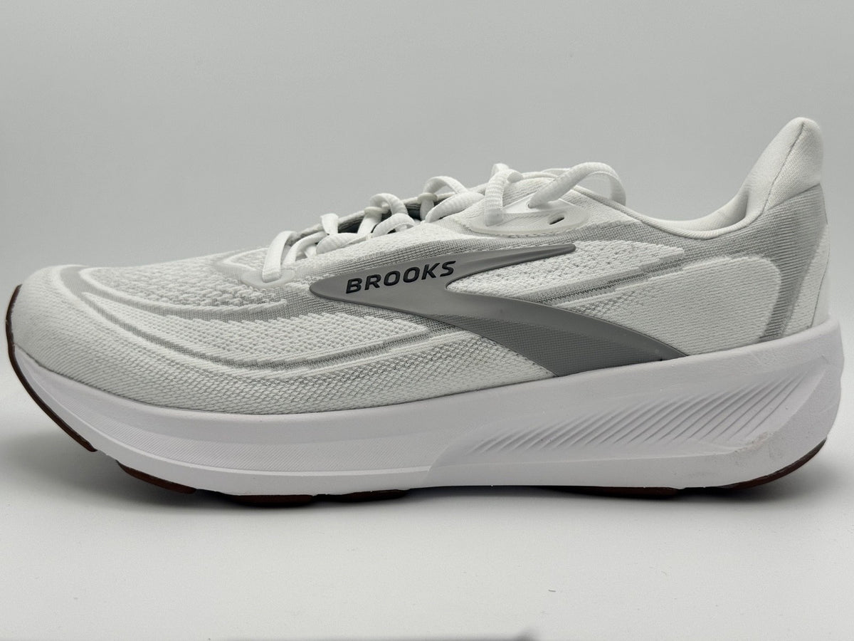 Size - 10.5W Brooks Revel 9 Run & Walk Women's Sneakers White/Grey/Black