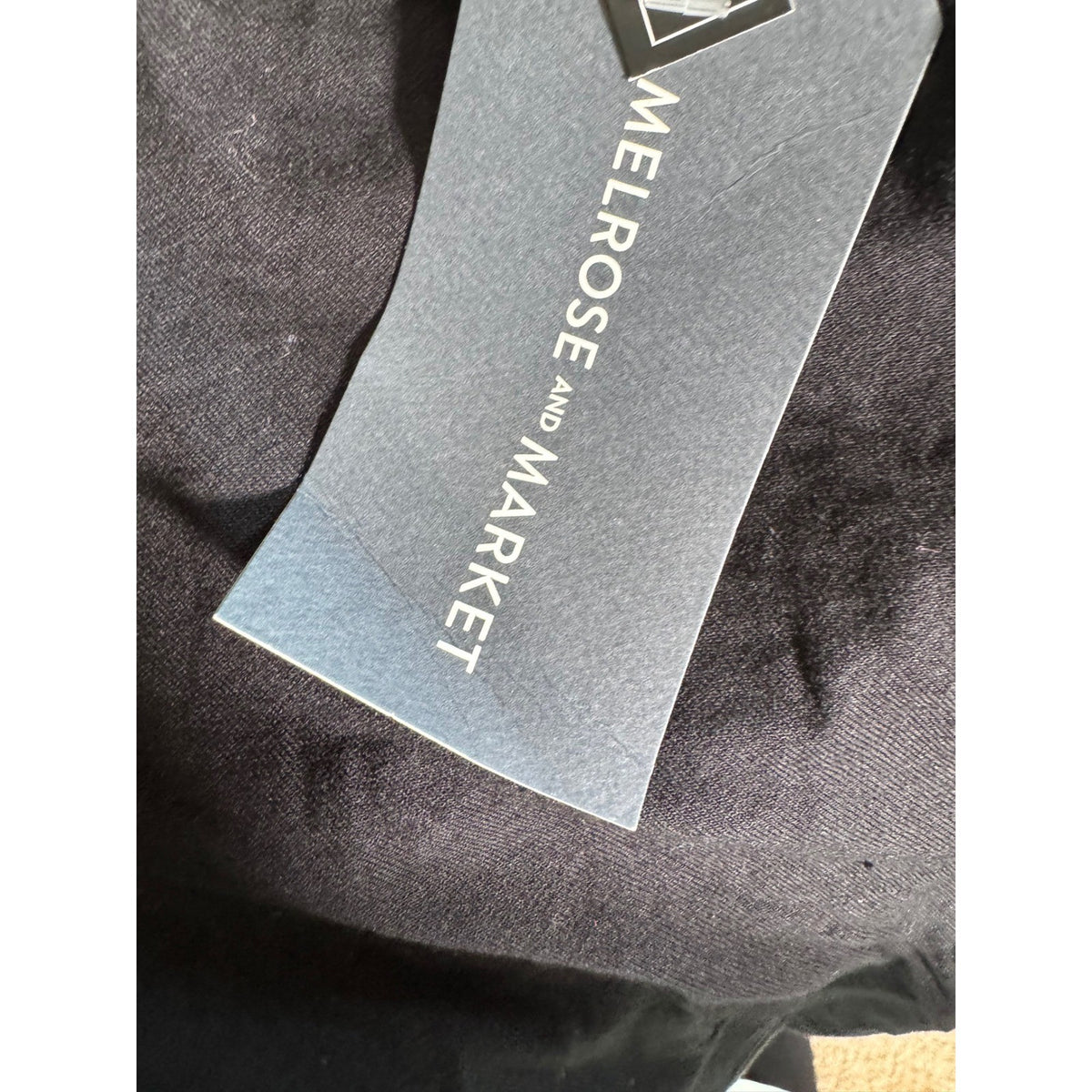 Nordstrom Rack Womens Black Long Sleeve Front Knot Scoop Neck Top XS MM463651MI