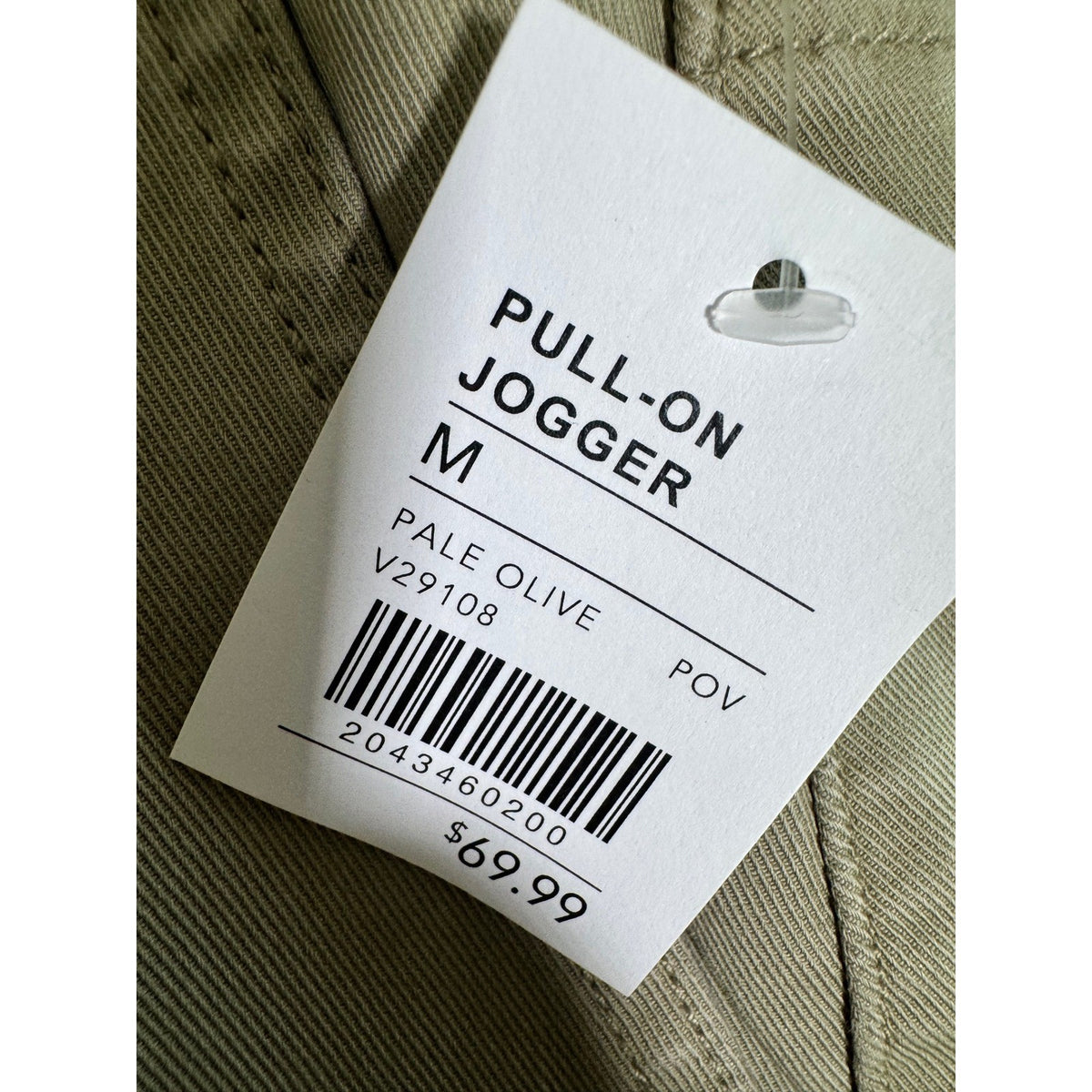 Buckle Black Women Pull-On Jogger Pale Olive Cargo Utility Pants V29108 Size M