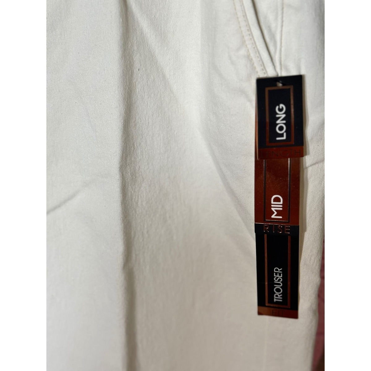 One5One Women White Mid Rise Trouser Jeans Long MV22427Z