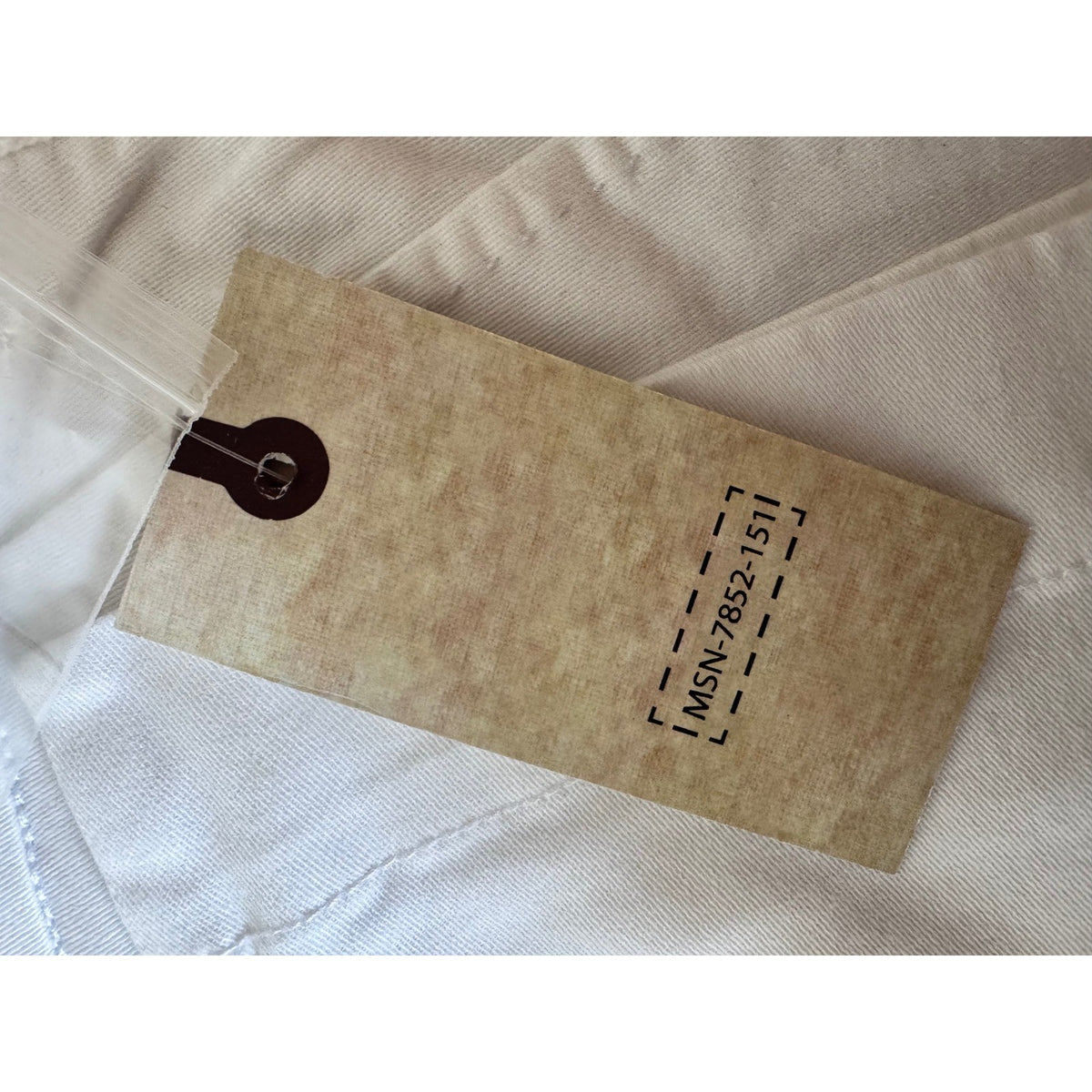 One 5 One Womens White Bermuda Shorts High Rise Triple Button Cotton Twill 10