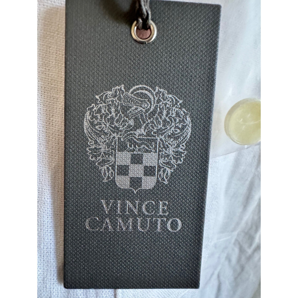 Vince Camuto Fresh Tropics Linen Blend Pants Ultra White 91225309 Womens 6