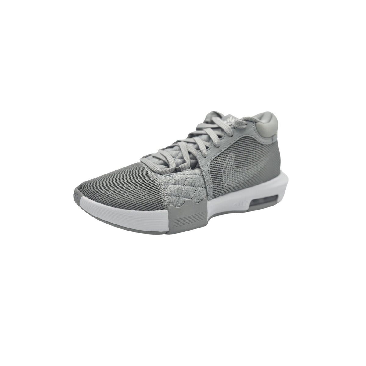 Size 6M/7.5W - Nike LeBron Witness 8 TB Unisex Athletic Sneakers Wolf Grey/White