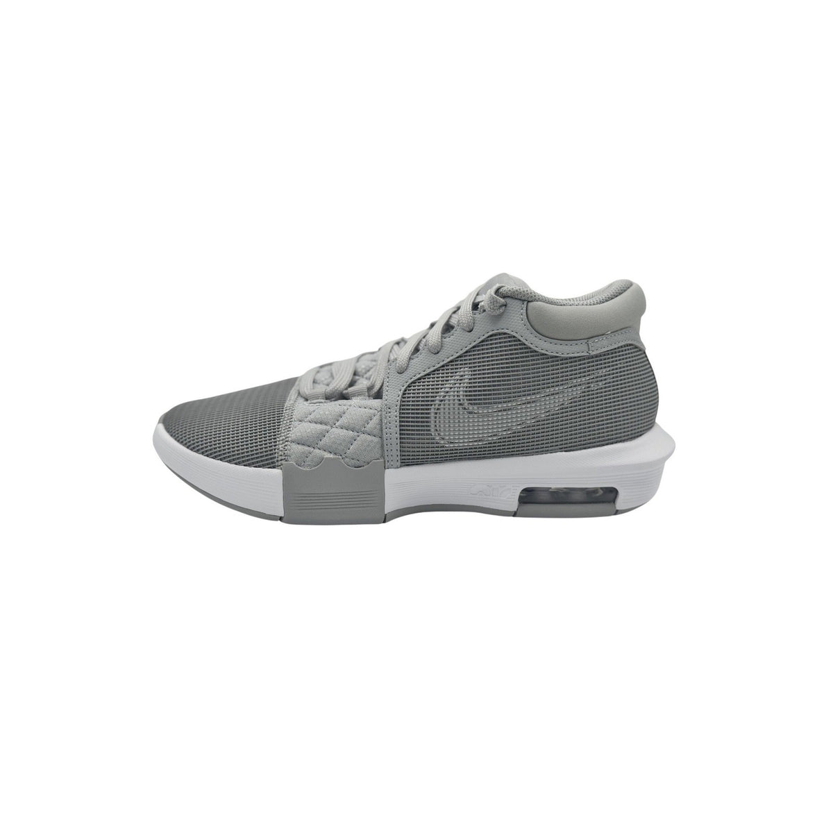 Size 6M/7.5W - Nike LeBron Witness 8 TB Unisex Athletic Sneakers Wolf Grey/White