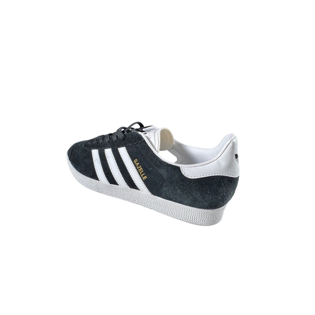 Adidas Originals Gazelle Mens Shoes Core Black White Gold BB5476 Size 9