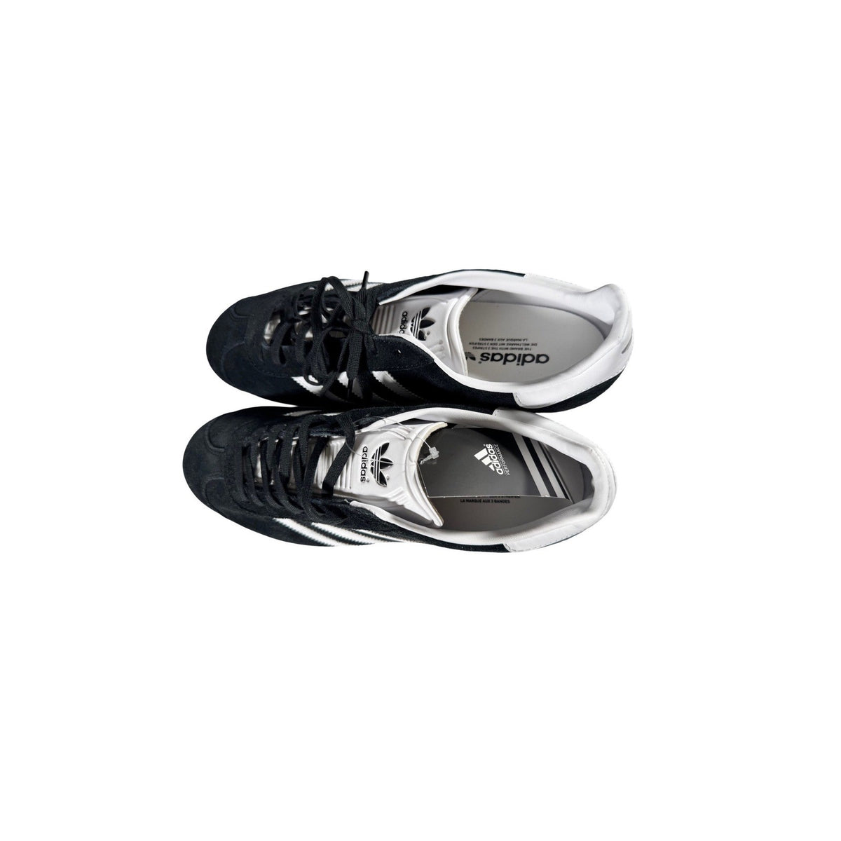 Adidas Originals Gazelle Mens Shoes Core Black White Gold BB5476 Size 9