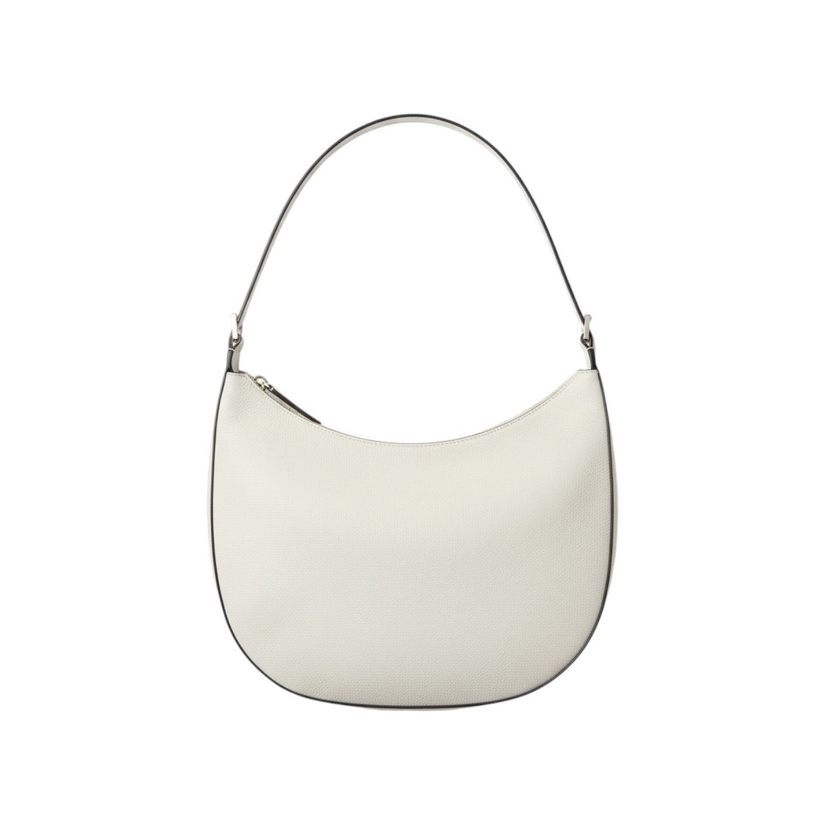 Kate Spade KM686 Pebbled Leather Crescent Hobo Shoulder Bag White