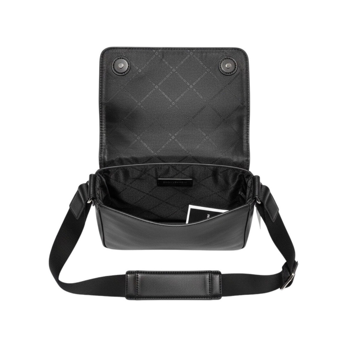 Michael Kors Cooper Black Pebbled Leather Messenger Bag 37F6LCOM6L