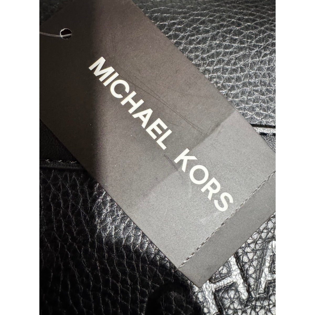 Michael Kors Cooper Black Pebbled Leather Messenger Bag 37F6LCOM6L