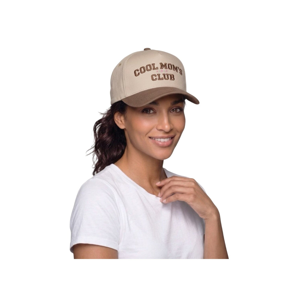 One Size - Zenana Cool Mom's Club Hat Beige/Mocha