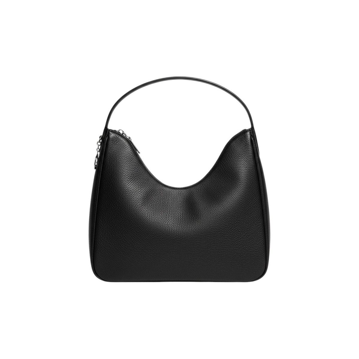 Michael Kors Nayla Large Hobo Bag Black Pebbled Leather Shoulder 35F5S5ZL6L