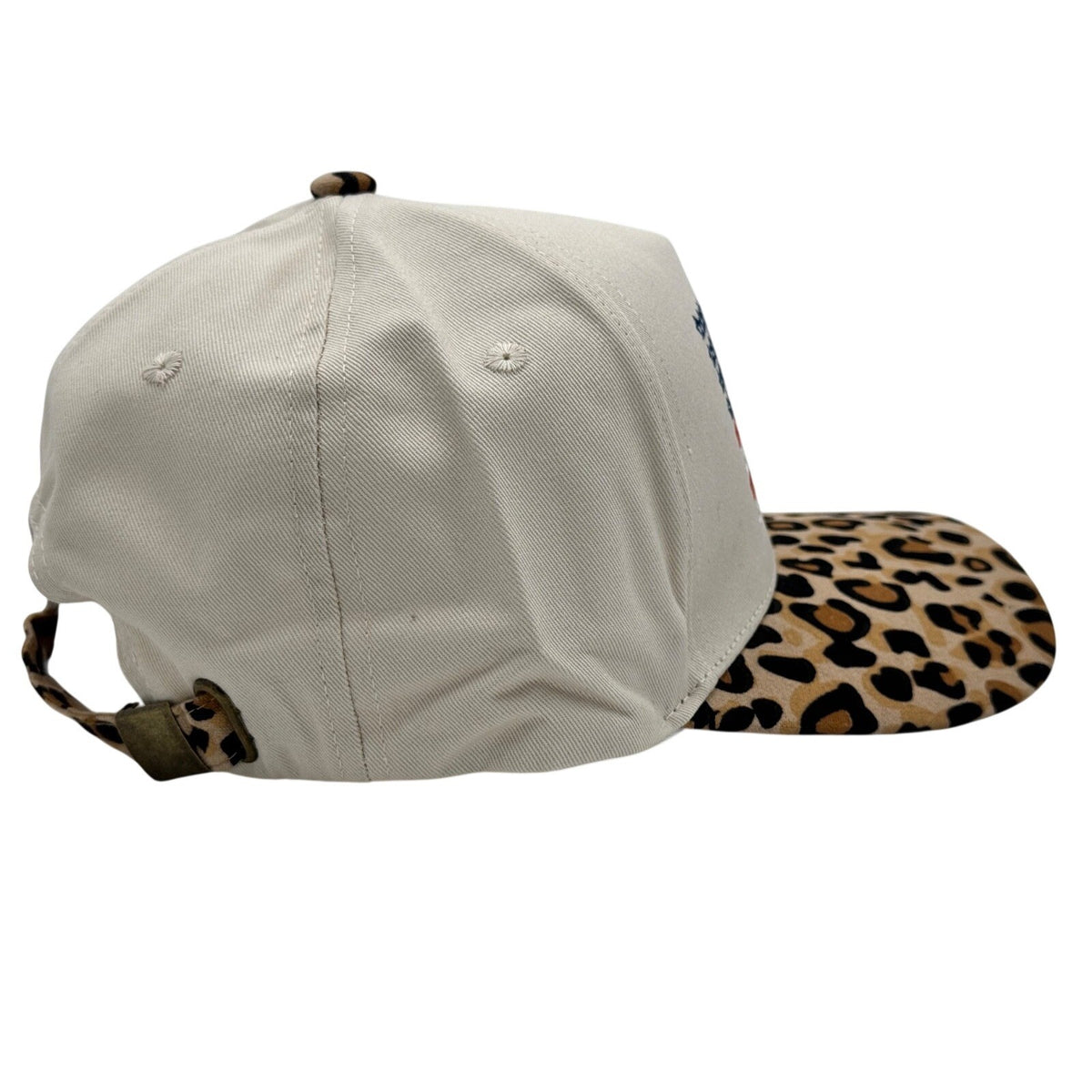 One Size - Zenana Hat USA Flag Beige/Leopard