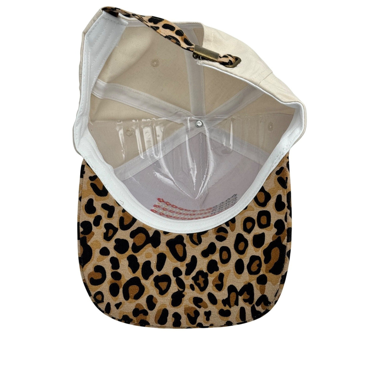 One Size - Zenana Hat USA Flag Beige/Leopard