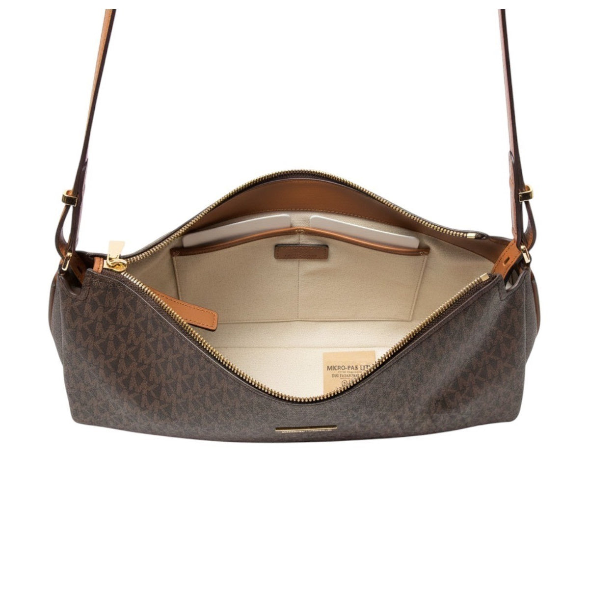 Michael Kors Nolita Medium Convertible Shoulder Bag Brown Acorn 30F5GY5M2B