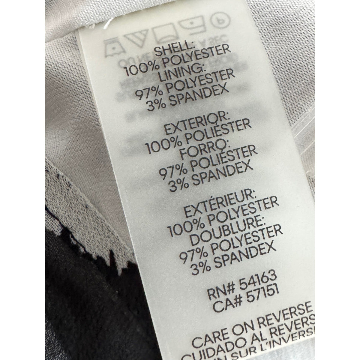 Calvin Klein Womens Zebra Print Puff Sleeve Chiffon Blouse Black White Crew Neck