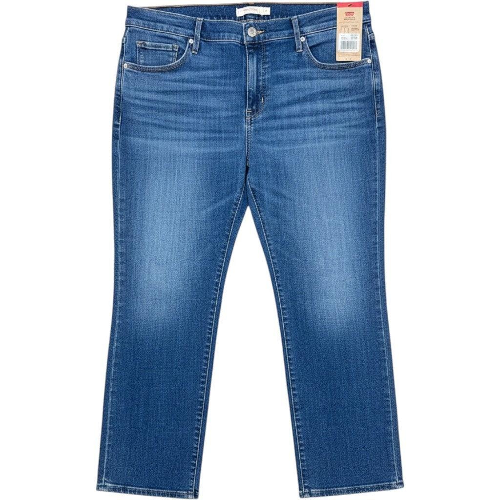 Levis 311 Shaping Skinny Capri Jeans Womens 20W Blue Stellar Stretch Mid Rise