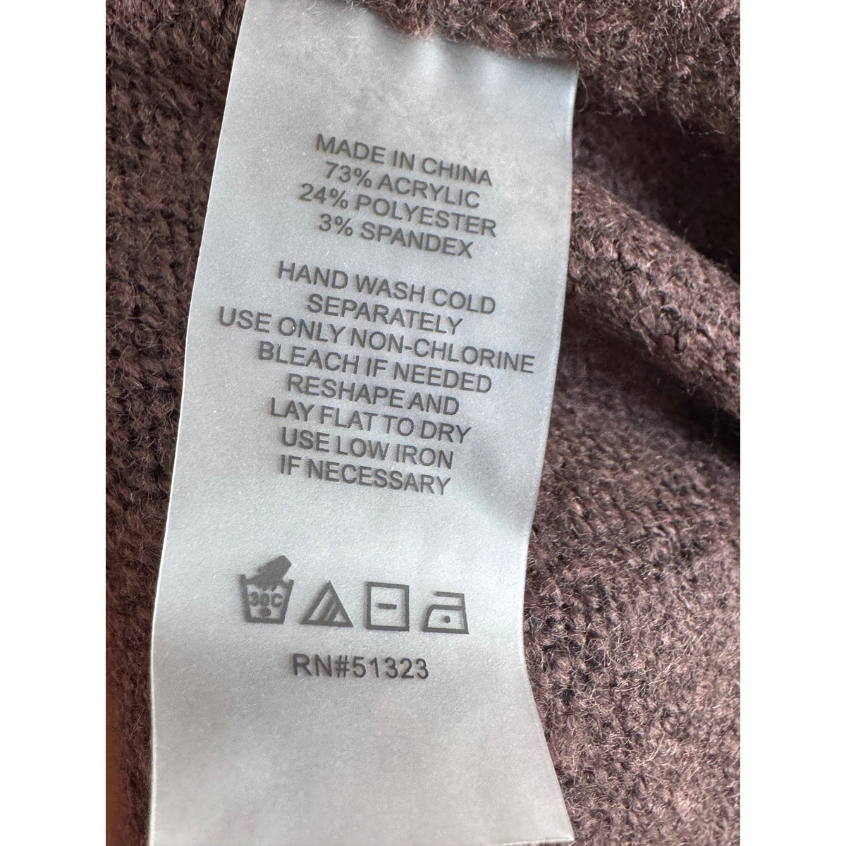 Vince Camuto Cozy & Bright Malted Brown Crew Neck Sweater 91523224 Small