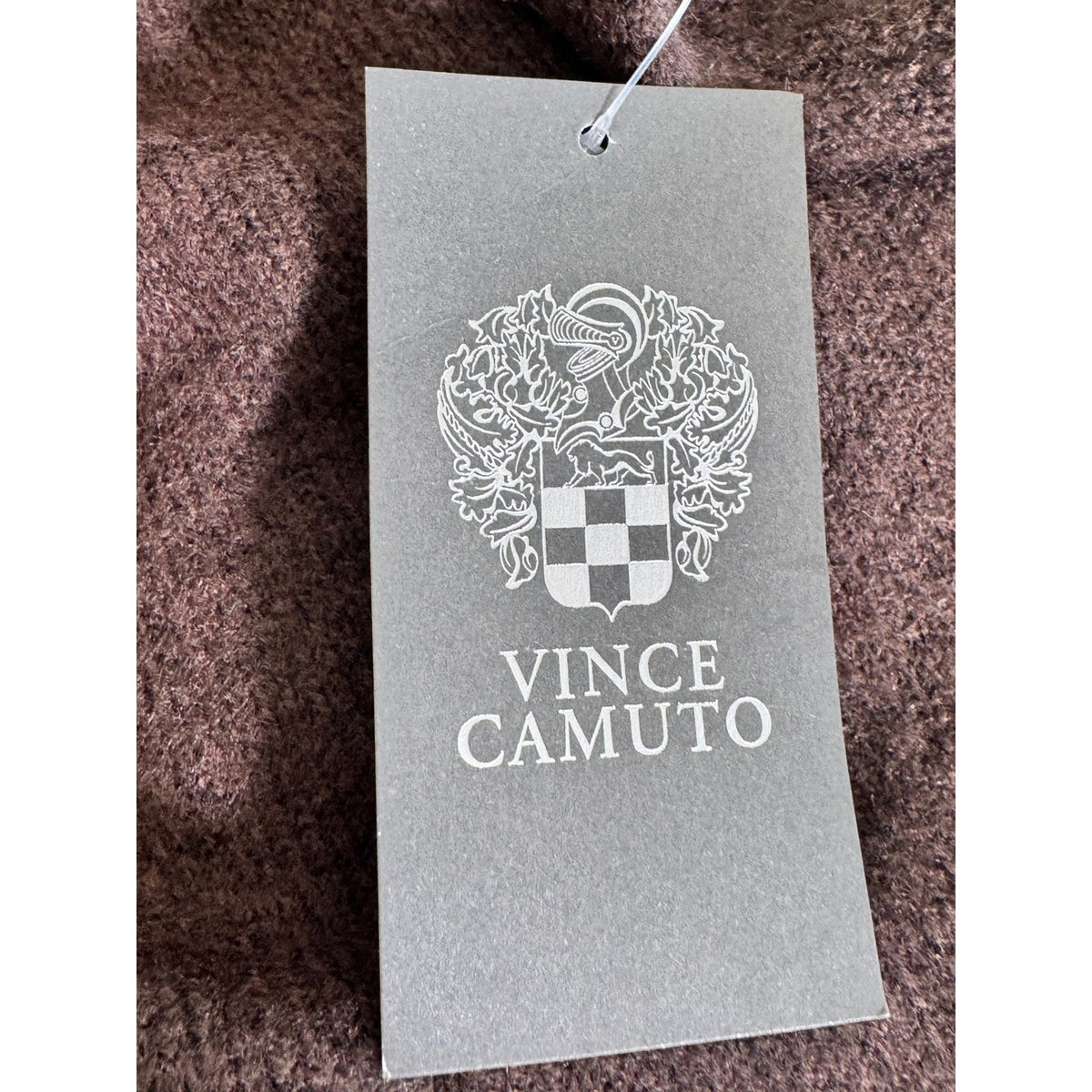 Vince Camuto Cozy & Bright Malted Brown Crew Neck Sweater 91523224 Small