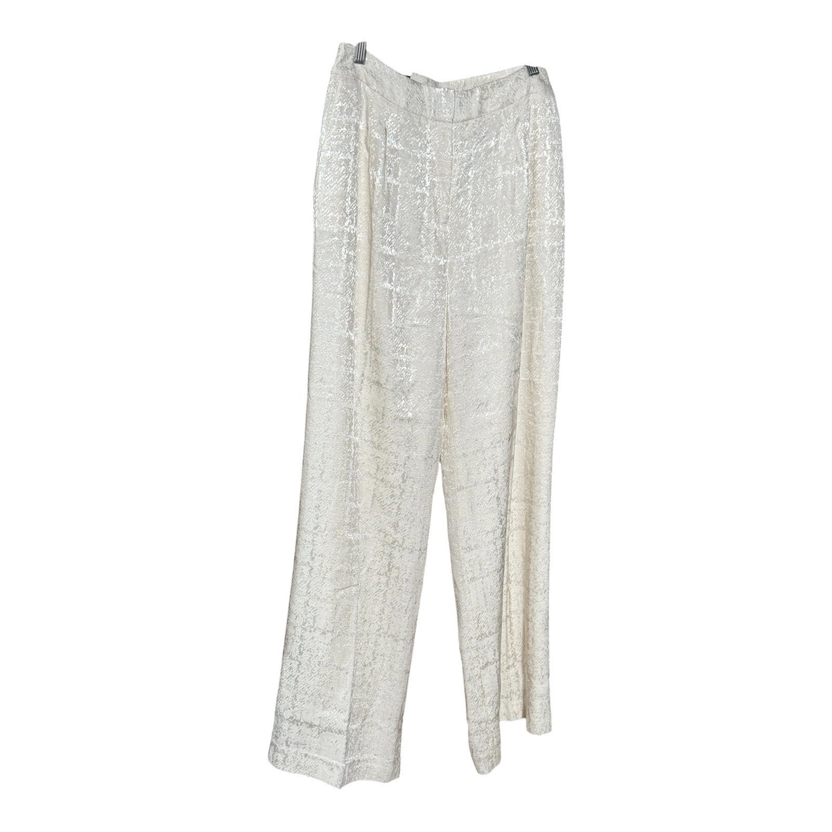 Size 8 - Donna Karan Women's Wide Leg Pants Off White MSRP $129