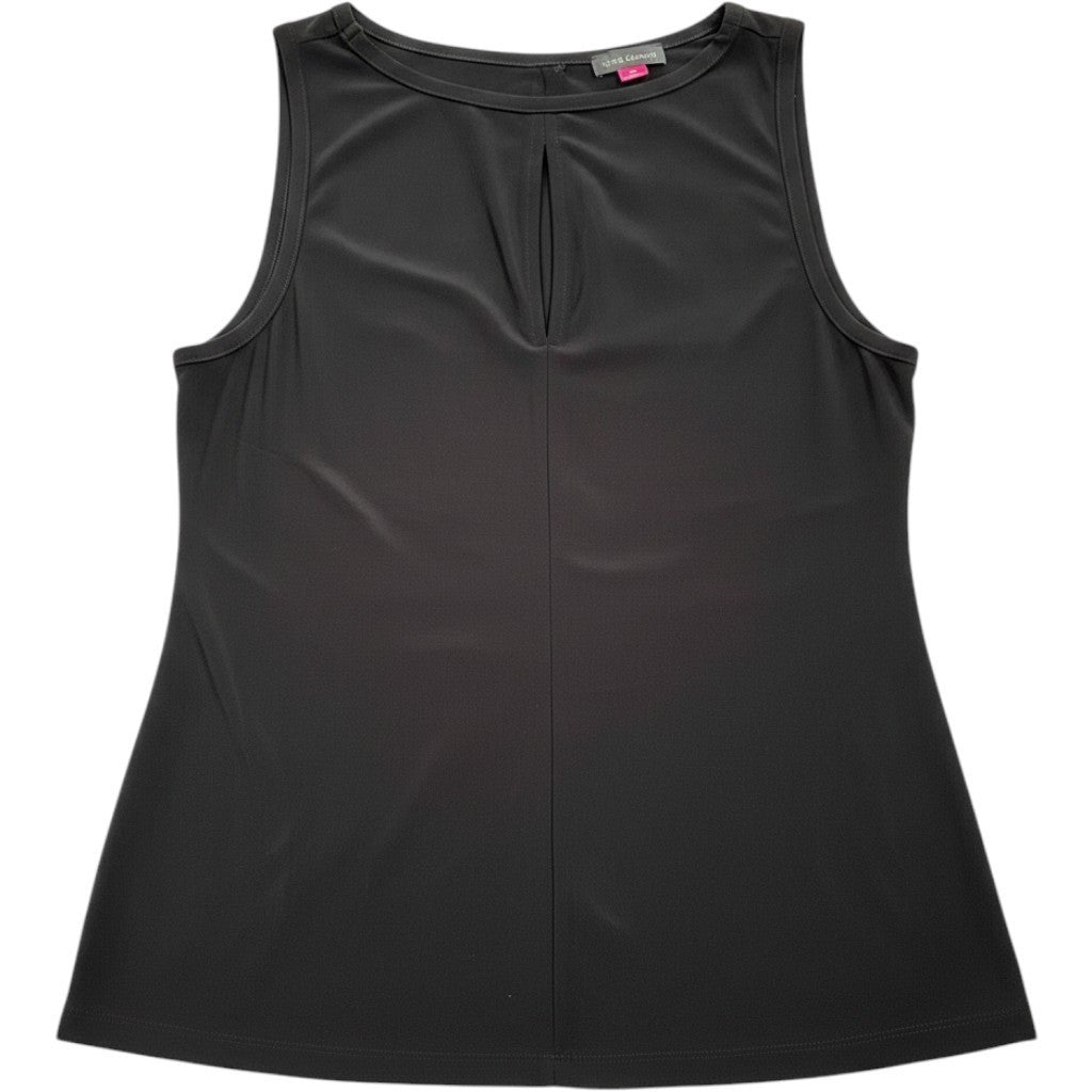 Vince Camuto Womens V-Neck Sleeveless Tank Top Rich Black 91624B088 Size M