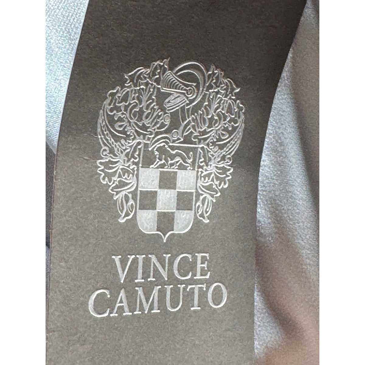 Vince Camuto Windswept Wonder Sleeveless Draped Wrap Top Frozen Blue Large NWT L
