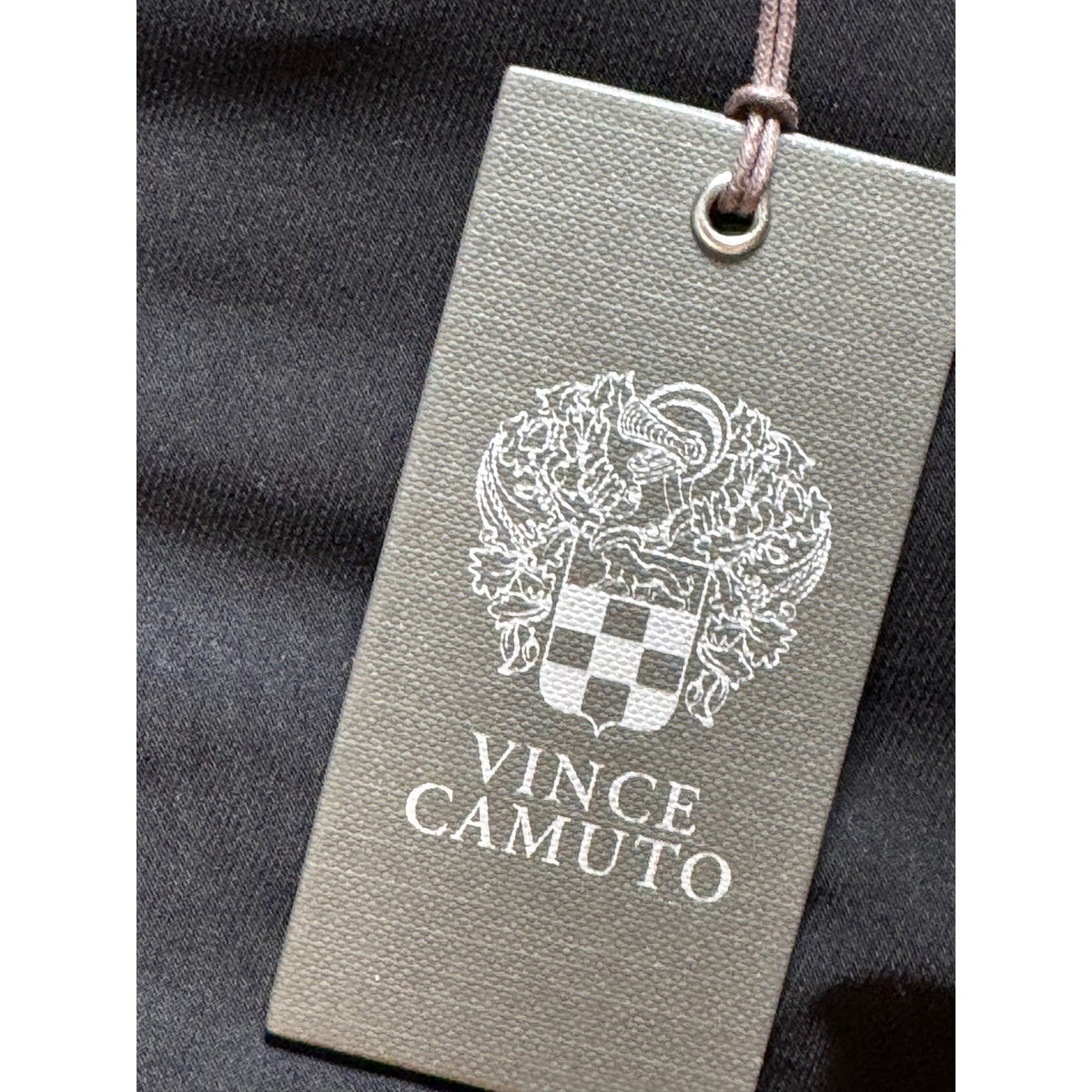 Vince Camuto Womens Rich Black Short Sleeve High Low Blouse XS 91624B083 XS