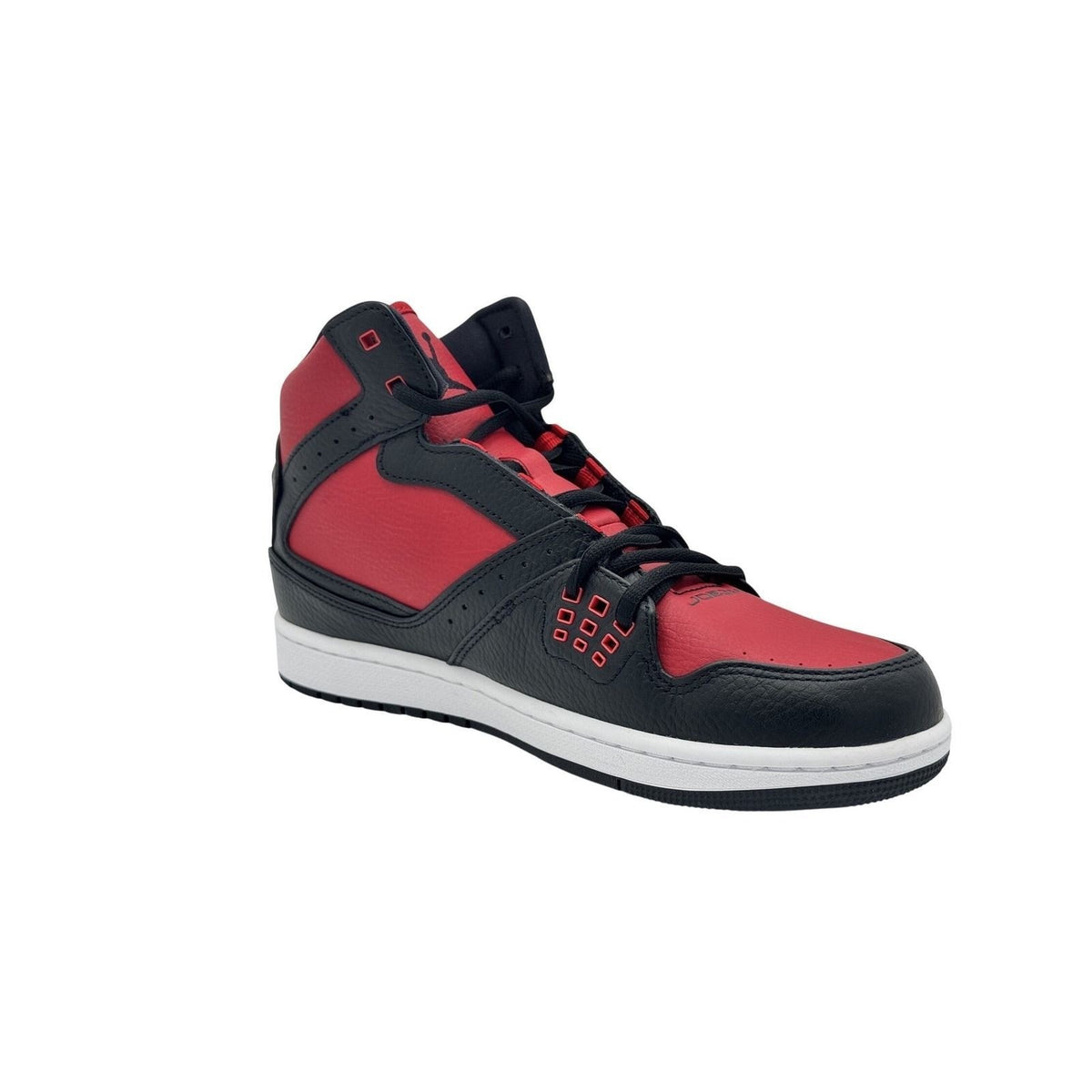 Size 9.5M - Air Jordan 1 Flight Men's Sneakers Black/Black-Varsity Red-White